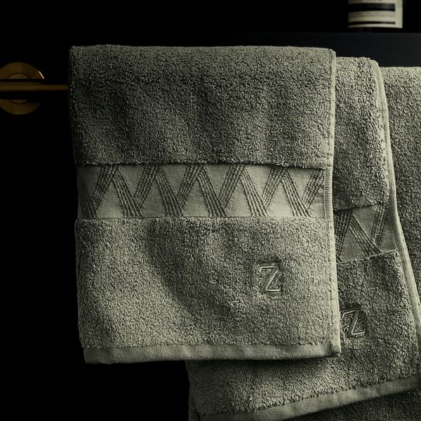 Kanoko Organic Towel - Green Stone